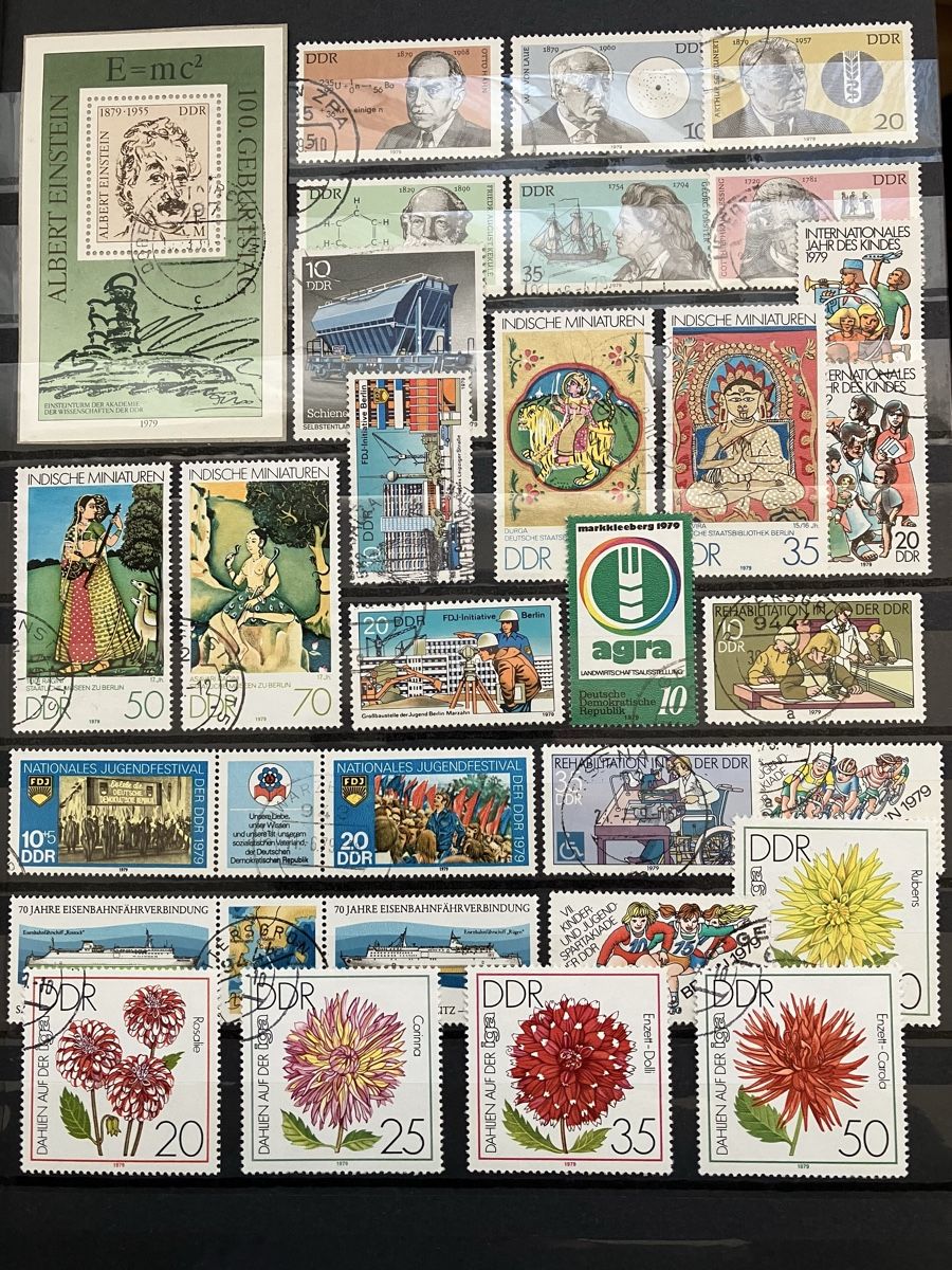 Tutti i francobolli: Deutschland DDR gest/postfr 6s 1977-80 – Usato da Cham venduto da Diablo1232 4