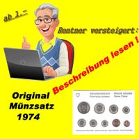 Münzsatz 1974 - Original Münzstätte - unzirkuliert / stgl.