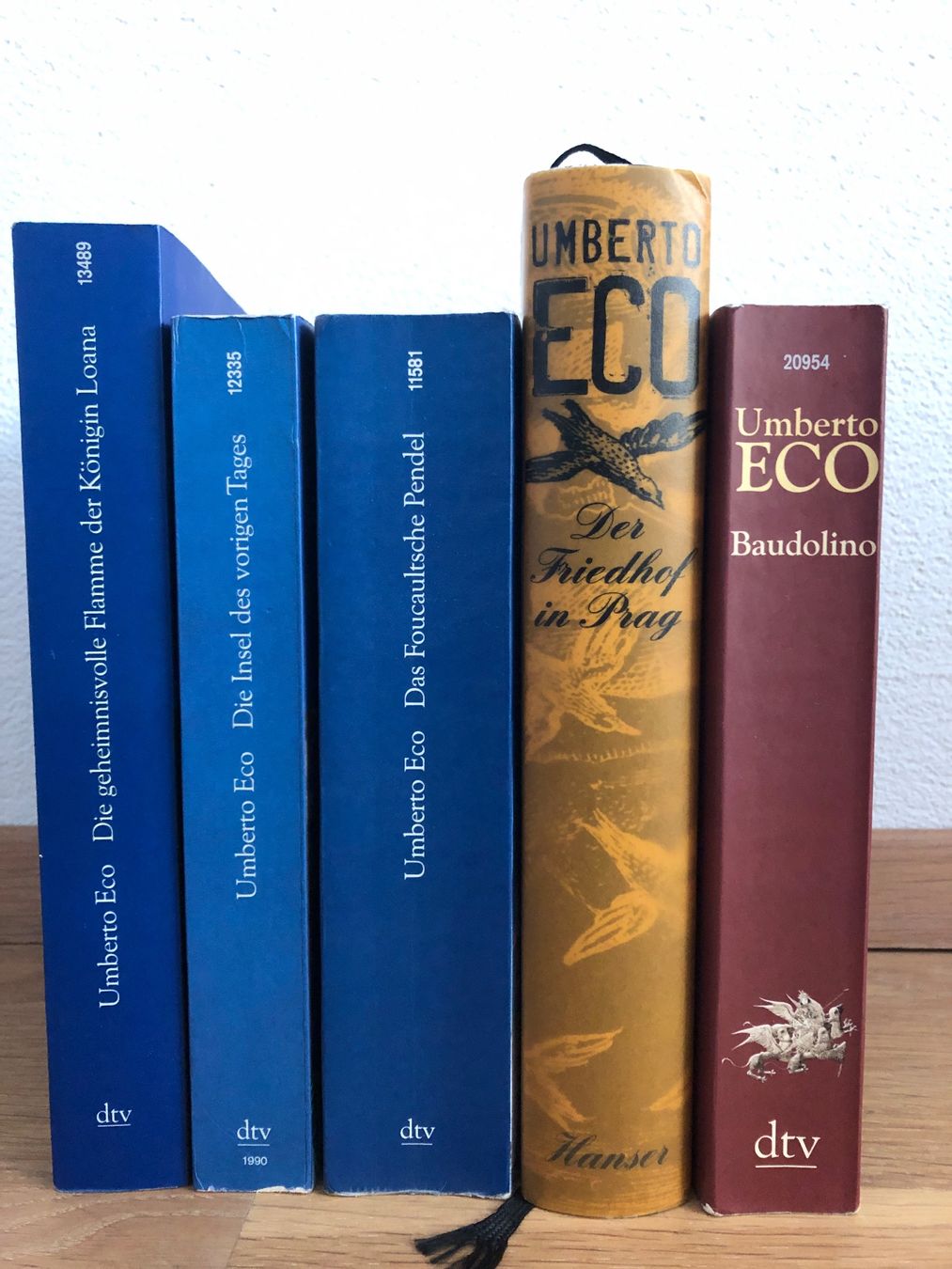 Bücher: Umberto Eco - 5 Romane – Gebraucht aus Chur von toza68