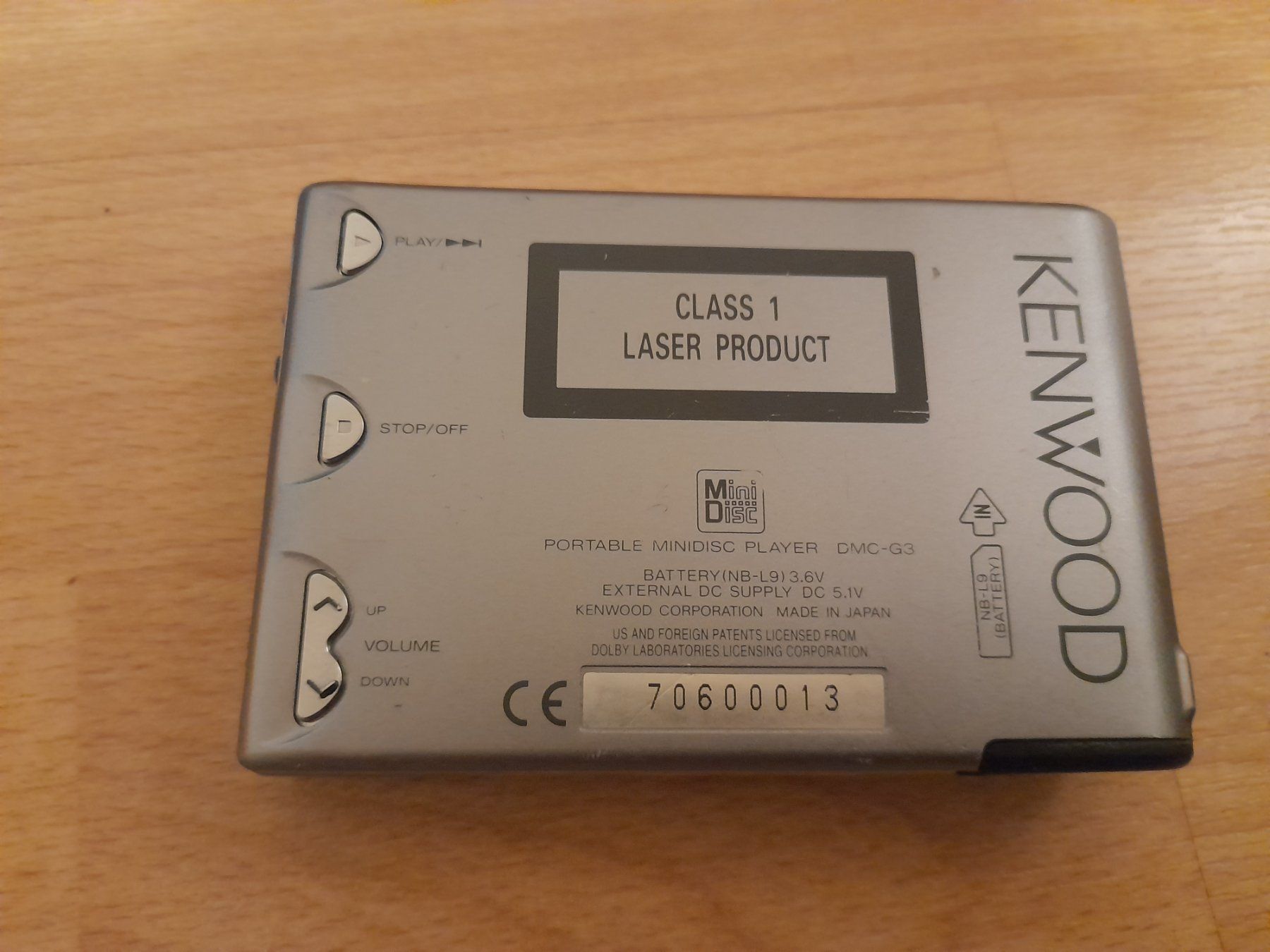 Minidisques: Kenwood Mini Disc Player DMC-G3 – D'occasion à Lustmühle par chevi03 1