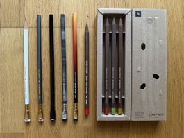 Caran d'Ache Nespresso and Blackwing Palomino pencil set