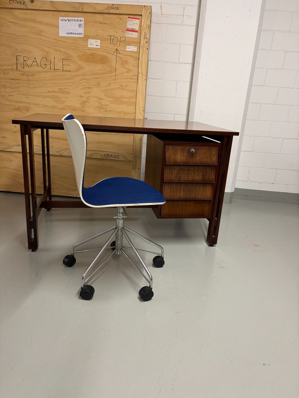 Chaises: Arne Jacobsen, Rollbürostuhl – D'occasion à Zürich par less_more 4