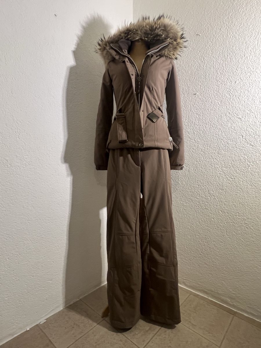 Completi & Tailleur: Combinaison de ski Poivre Blanc – Usato da St-Pierre-Clages venduto da ste_xk6p