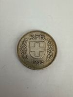 Schweizer 5 Franken Münze 1933 Confoederatio Helvetica