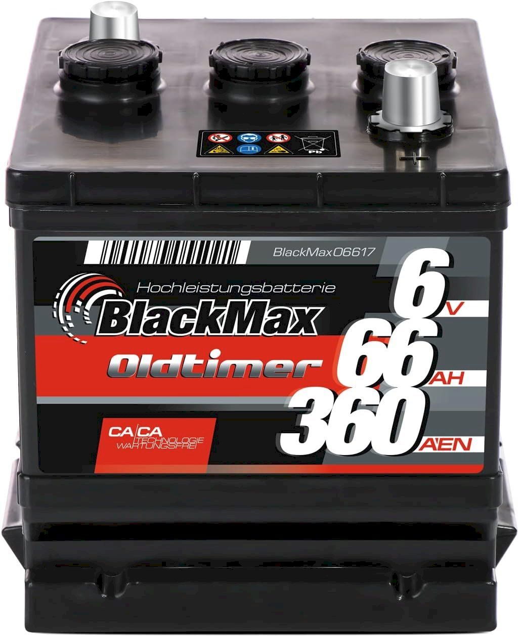 Batterie: BlackMax 6V 66Ah Oldtimer – Nuovo e nell'imballaggio originale da Bottighofen venduto da zaap