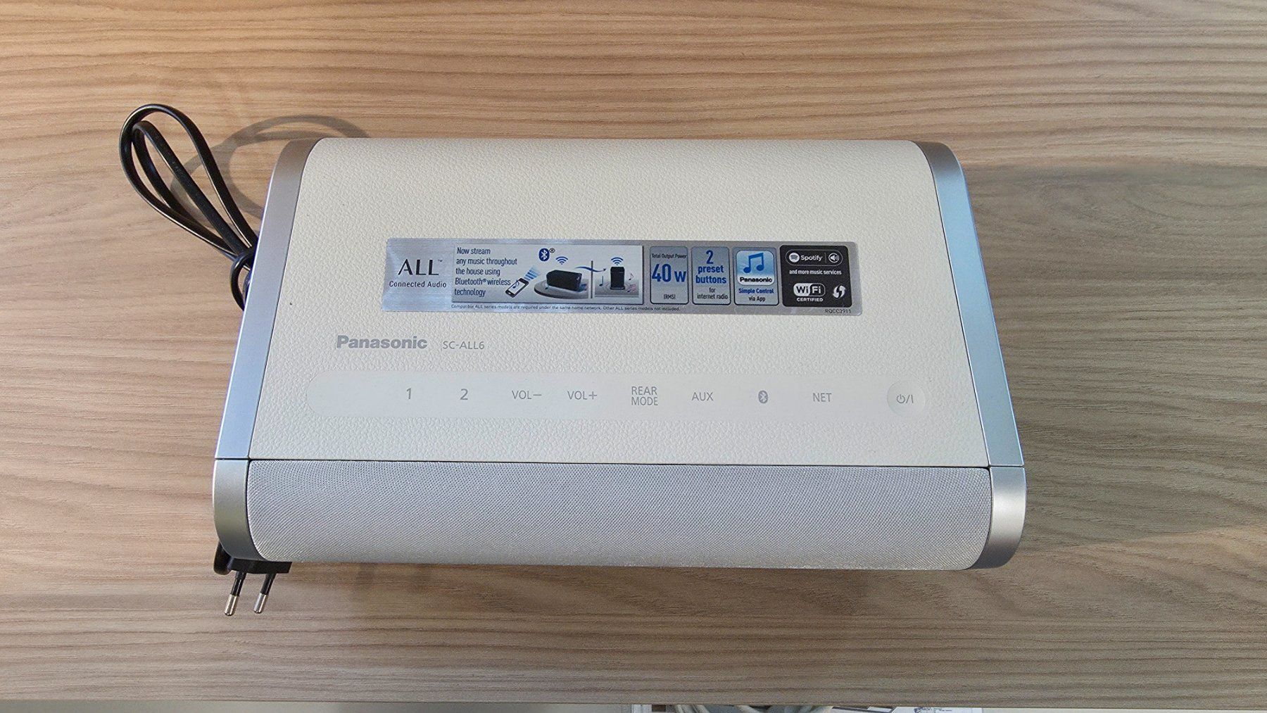 Panasonic Sistemi audio & multimediali: Panasonic SC-ALL6 WLAN Bluetooth Lautsprecher Multiroom – Usato da Malters venduto da mat_6102 1