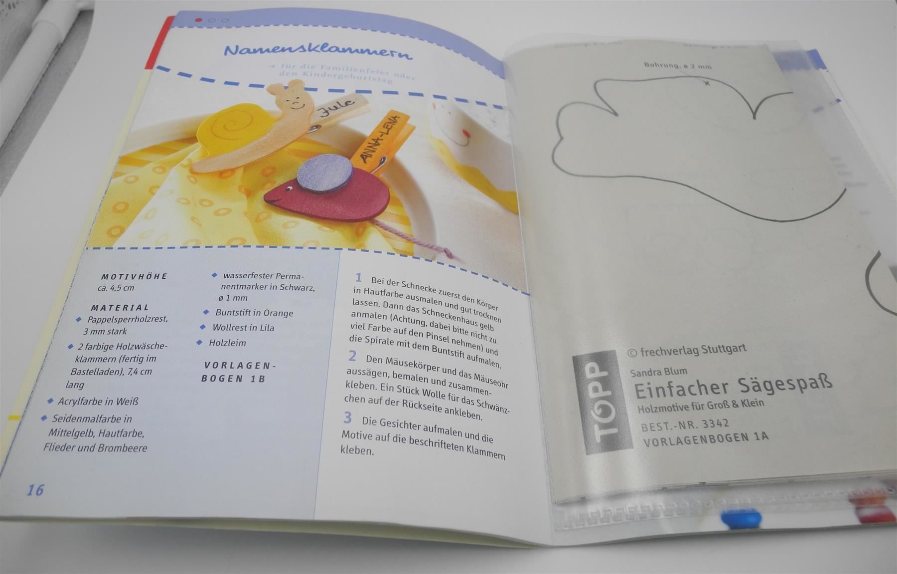 Kit bricolage: 3 Bastelbücher Holzmotive, Nr. 20a – Usato da Kottwil venduto da Crazyrolf 2