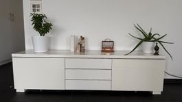 IKEA Sideboard Kommode weiss Hochglanz 3 Schubladen