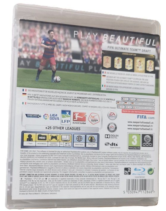 Giochi: FIFA 16 (Playstation 3 Game, PS3) – Usato da Wilen b. Wollerau venduto da morethanmusic 2