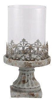 Portacandele: Windlicht Shabby Chic mit Glaszylinder – Nuovo e nell'imballaggio originale da Volketswil venduto da rubin74