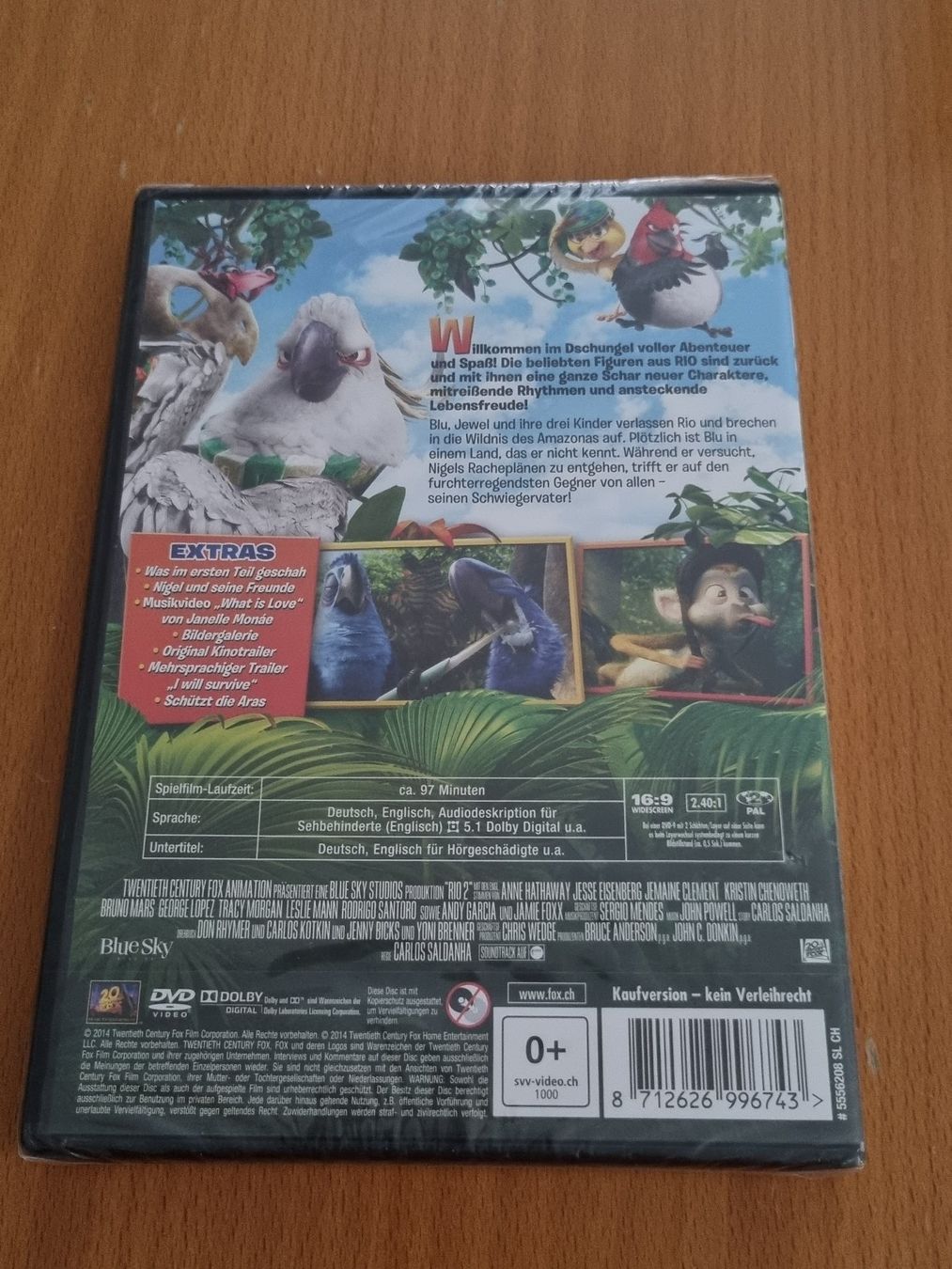 Tutti i DVDs: DVD: RIO 2 - NEU – Nuovo e nell'imballaggio originale da Ehrendingen venduto da Thomas_2 1