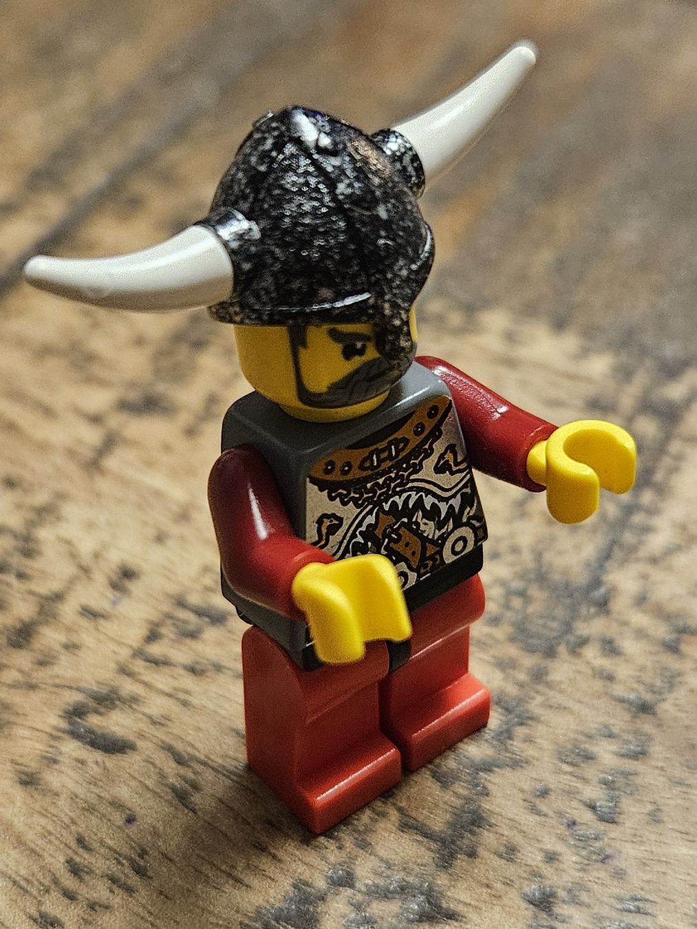 Lego Baukästen: lego figurine vik032 Viking Red Chess Bishop – Gebraucht aus Confignon von Ecrofigs 3