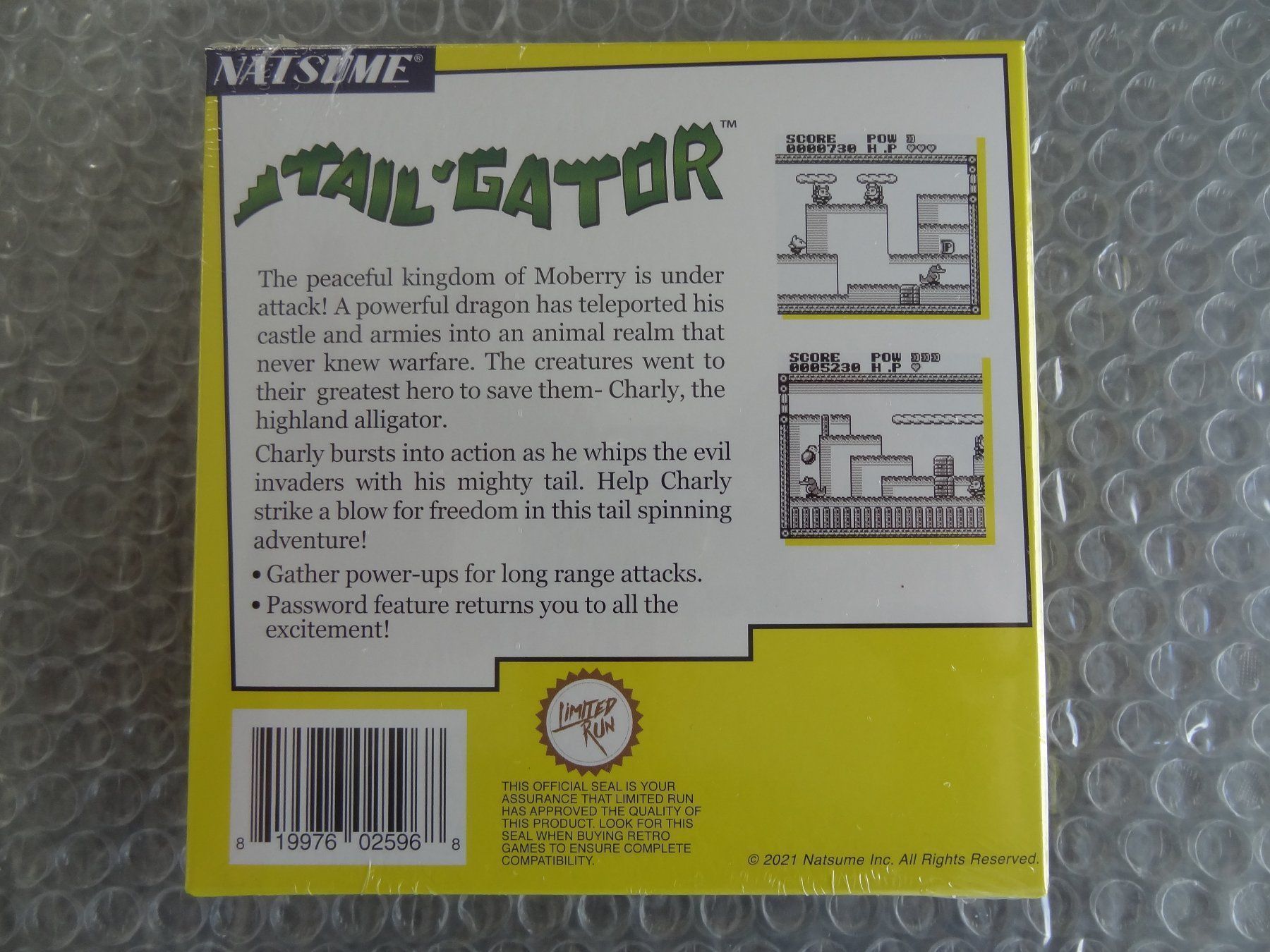 Giochi: Tail'Gator Nintendo GAME BOY LRG NEU – Nuovo e nell'imballaggio originale da Lyss venduto da Famicom 1