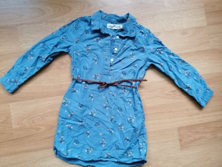 Kleidchen / Longshirt Gr. 110 mit Gürtel L.O.G.G.