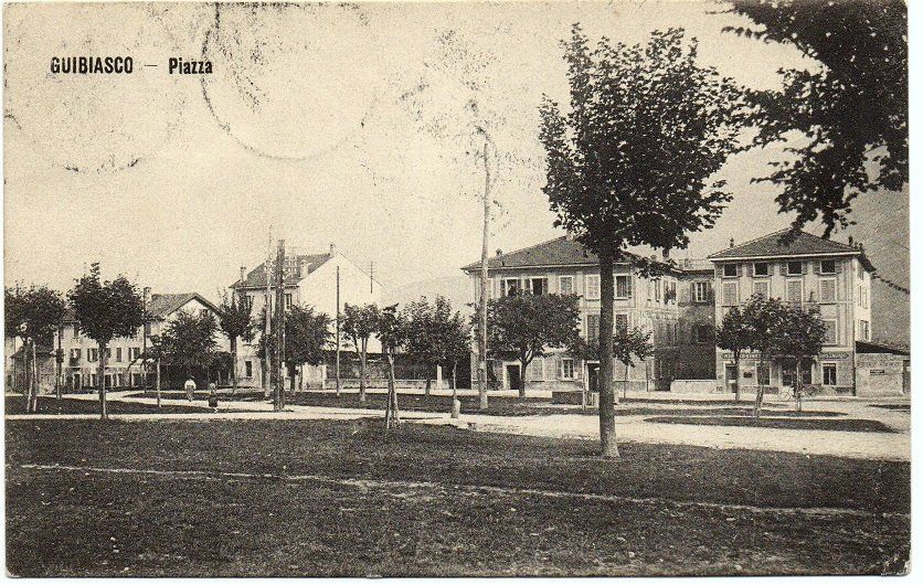 Cartoline postali: GUIBIASCO Piazza – Usato da Jona venduto da philajona