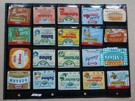 40   verschiedene     Käslein     Deckeli