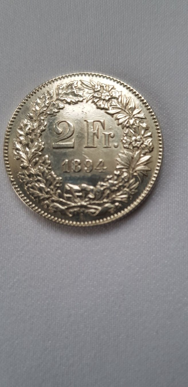Tutti le monete: 2 Franken 1894 Schweiz – Usato da Dällikon venduto da Toyfan 2