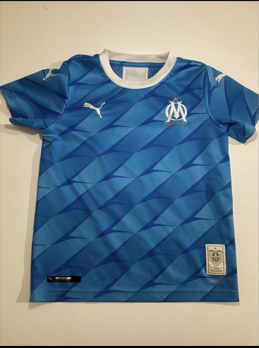 Puma Scarpe, pantaloni & magliette da ginnastica: Maillot Marseille Taille 7-8 ans – Usato da Petit-Lancy venduto da Hpk_tbk