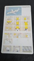 Embraer RJ145 Safety instruction Card