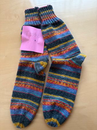 Herrensocken, Gr. 41/42, Handarbeit