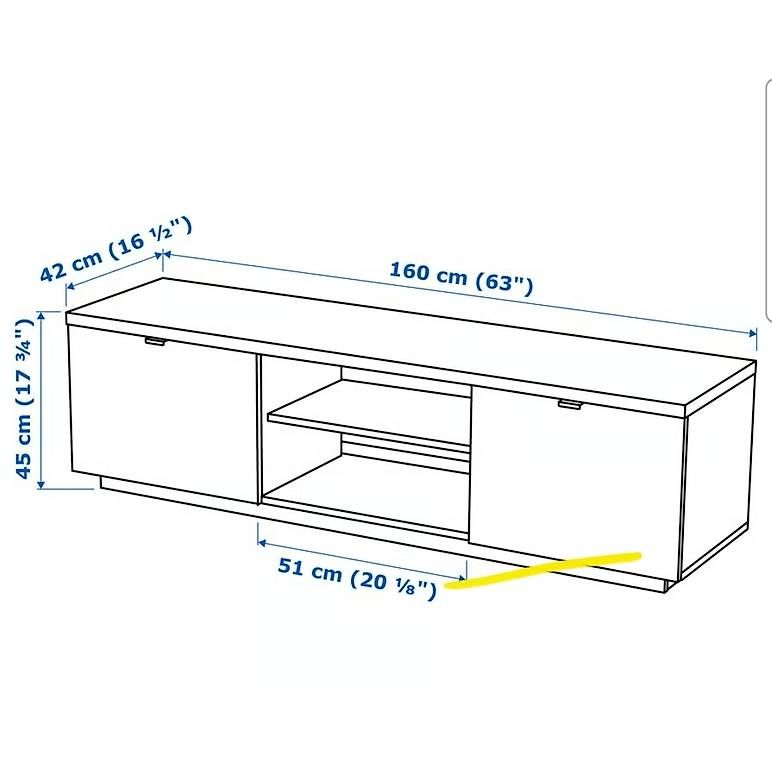 Mobili TV: Tv Möbel Byas weiss IKEA – Usato da Bätterkinden venduto da Yanickmusti02 1