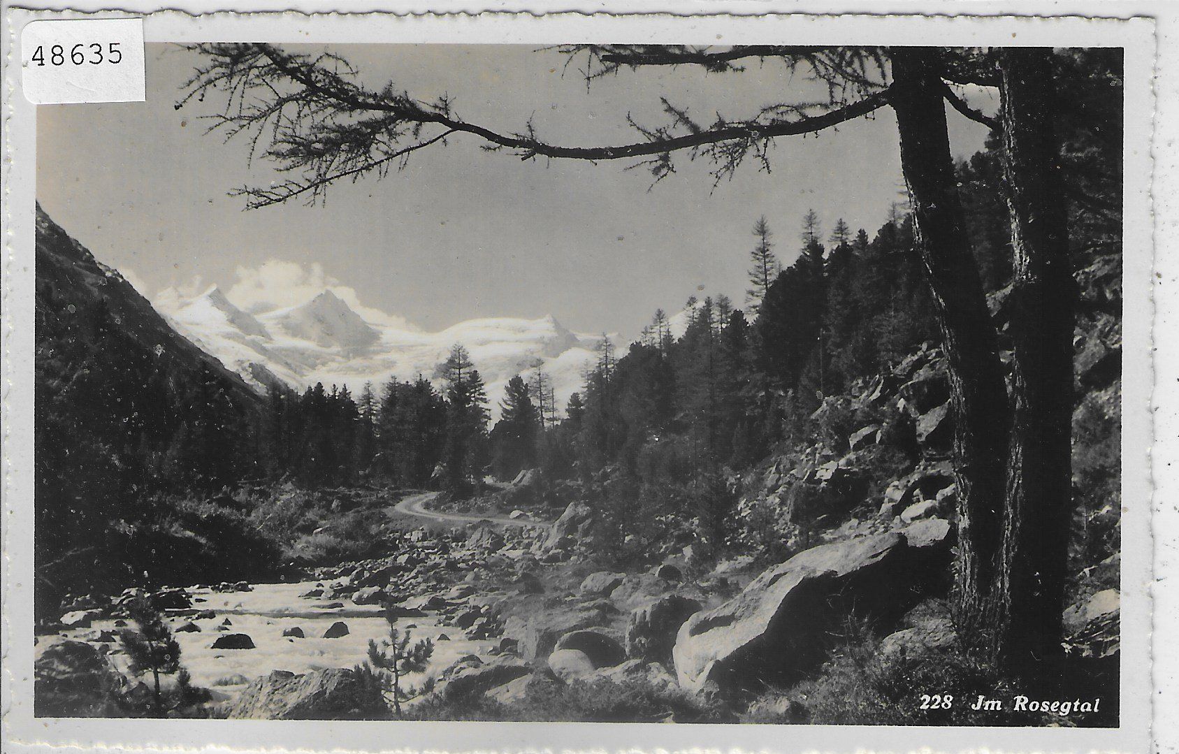 Cartoline postali: Im Rosegtal – Usato da Ettingen venduto da Kartenplanet