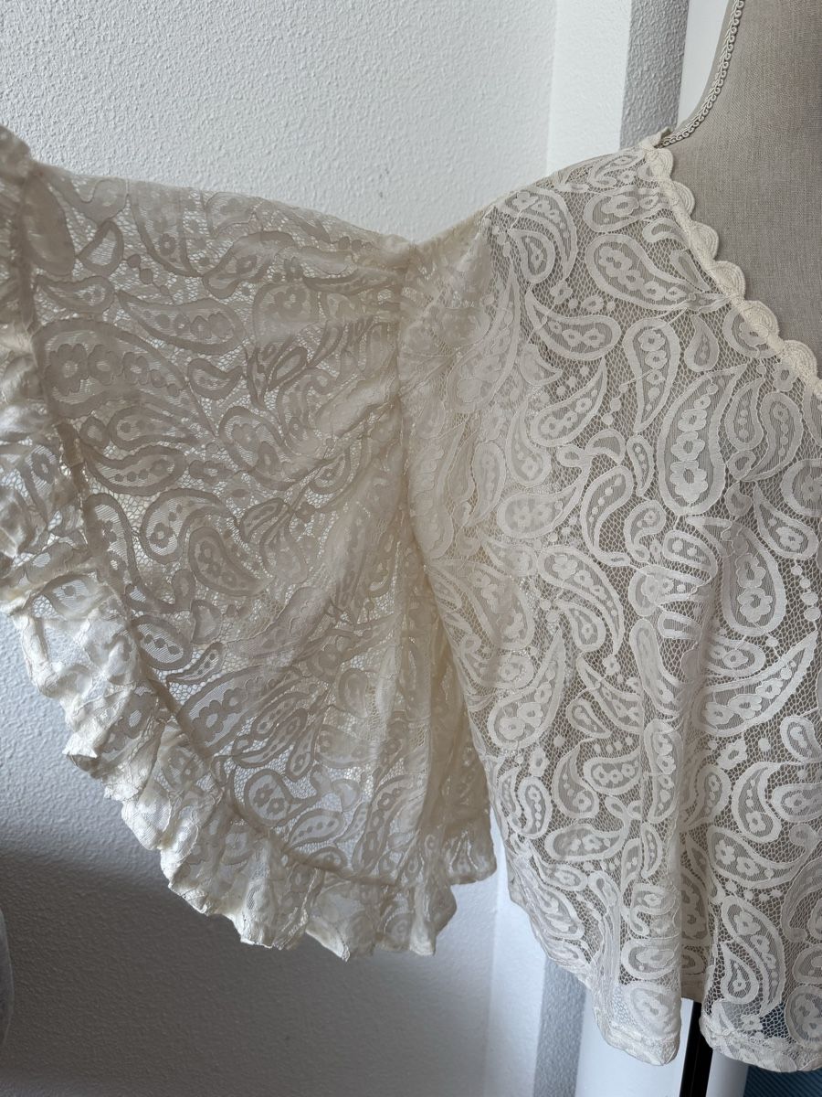 Tuniche: Blouse tunique dentelle crème WILD, taille one size – Nuovo (secondo la descrizione) da Morges venduto da sandy069 1