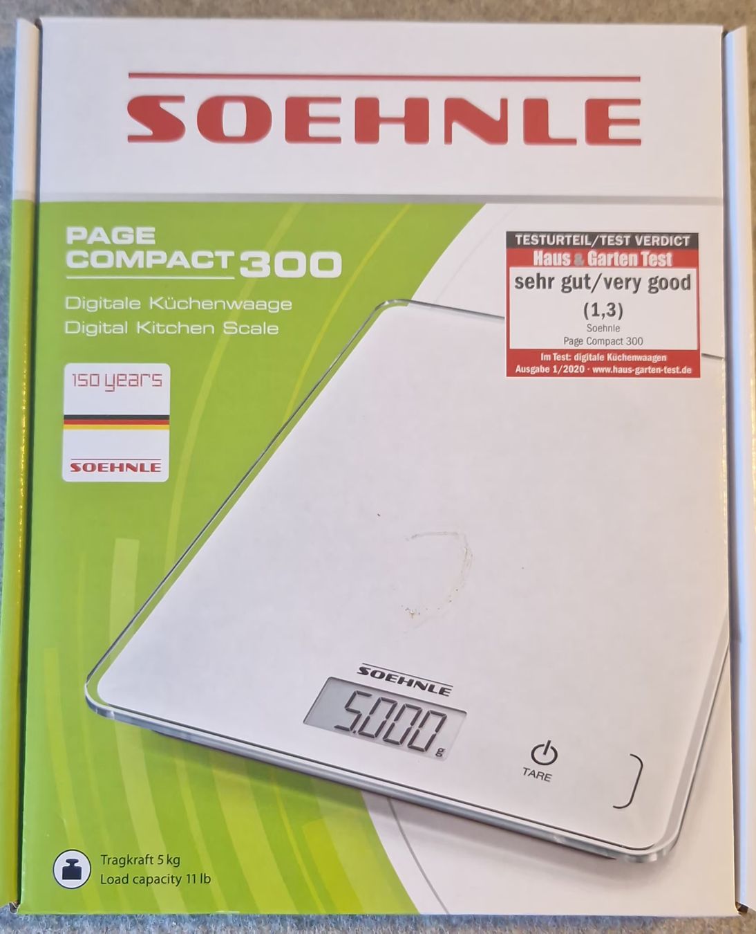 Soehnle Bilance da cucina: Balance Soehnle Page Compact 300 – Nuovo e nell'imballaggio originale da Münchenbuchsee venduto da Telia2026