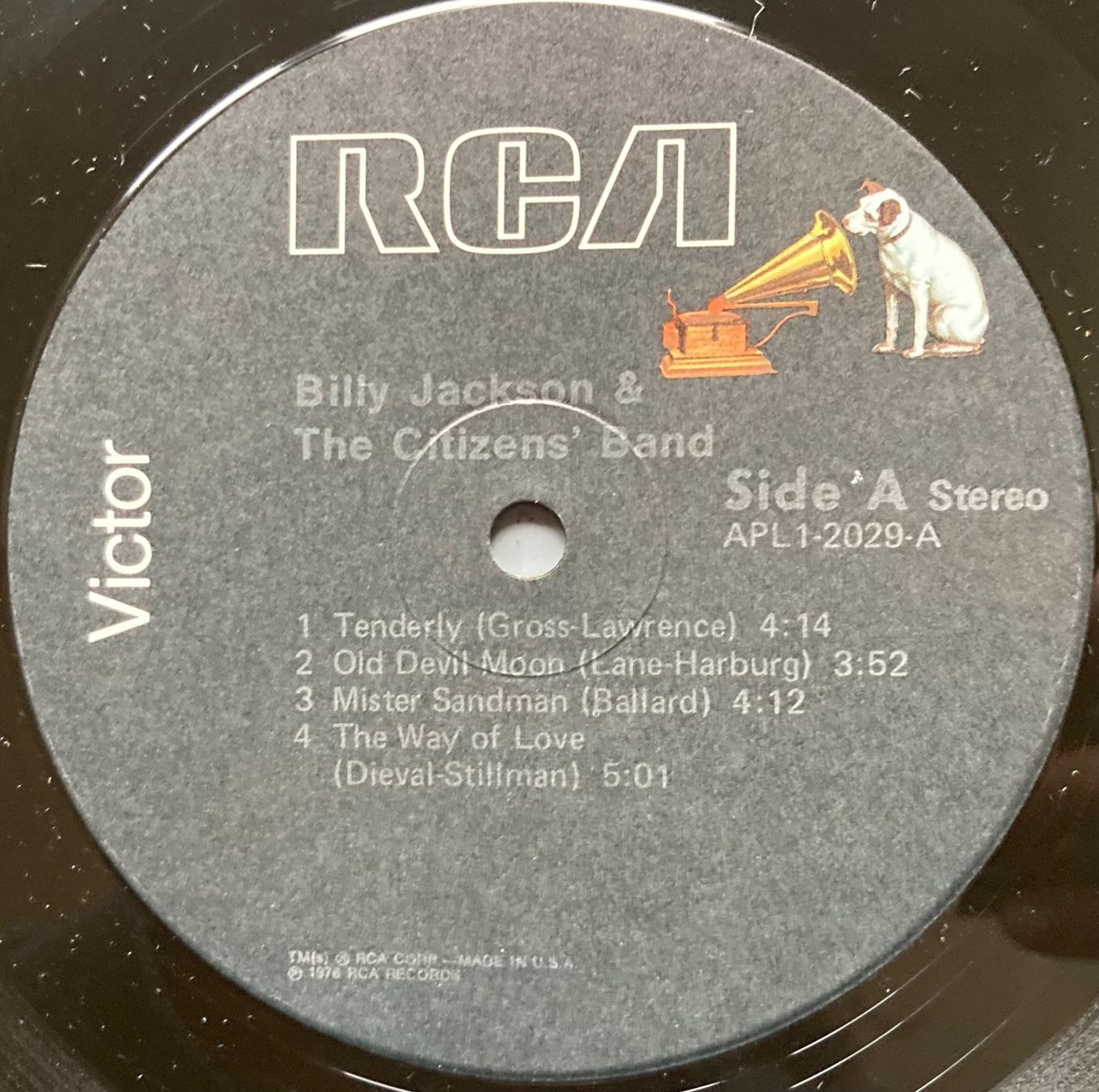 Schallplatten: BILLY JACKSON & THE CITIZENS' BAND - BILLY JACKSON & THE CIT – Gebraucht aus Poliez-Pittet von Newtown-Records 2
