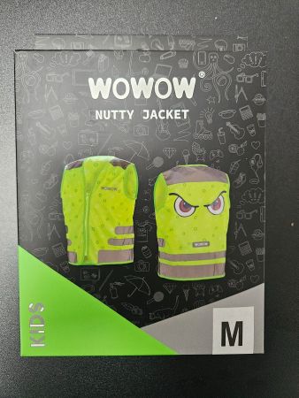 Neu - wowow - Kinder Leuchtweste Grün Gr. M