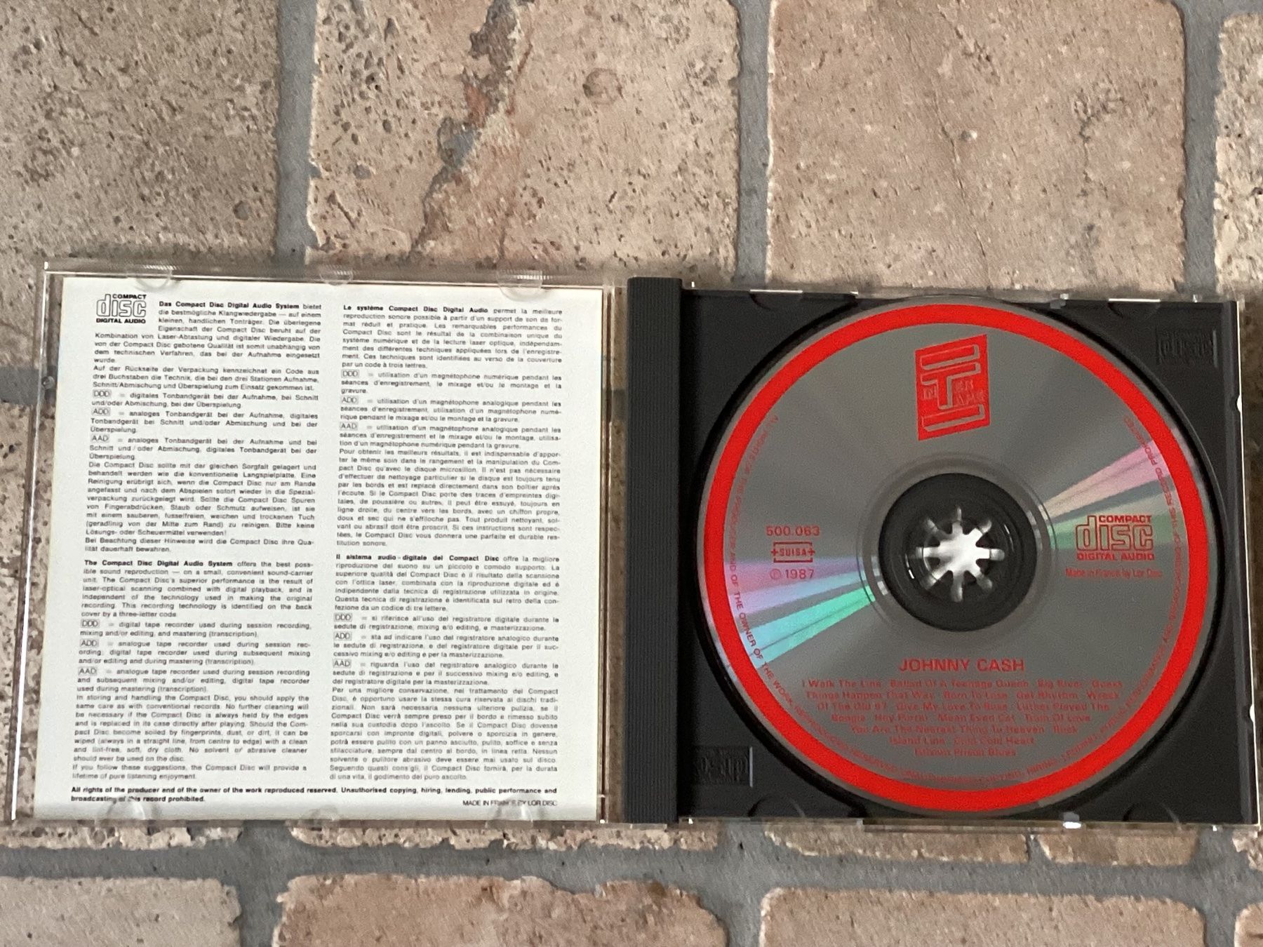 CD: Johnny Cash, Johnny Casp, 1987 – Usato da Mörschwil venduto da Monzar 1