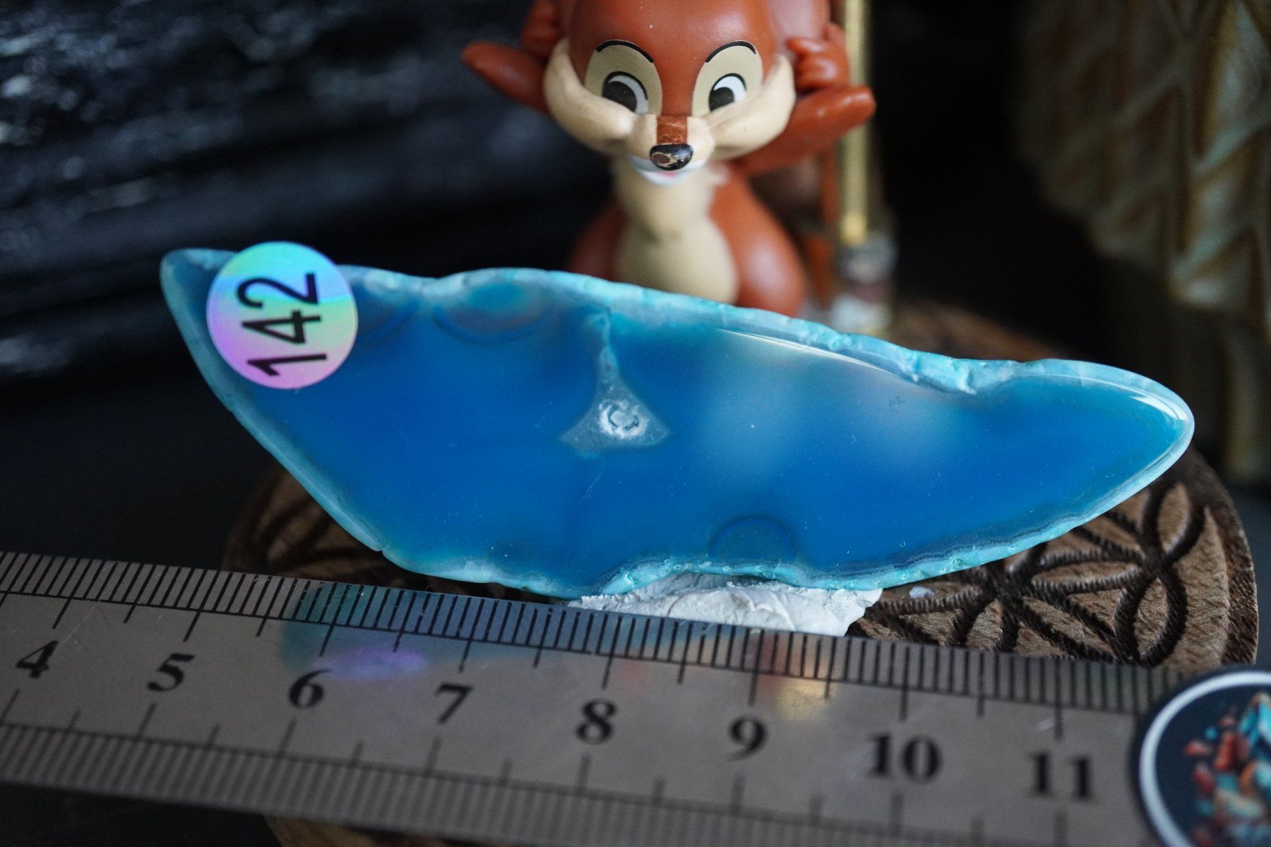 Mineralien & Heilsteine: Achat Scheibe Blau  ab  1.-     Räumung – Neu und originalverpackt aus Eschenbach SG von topstone