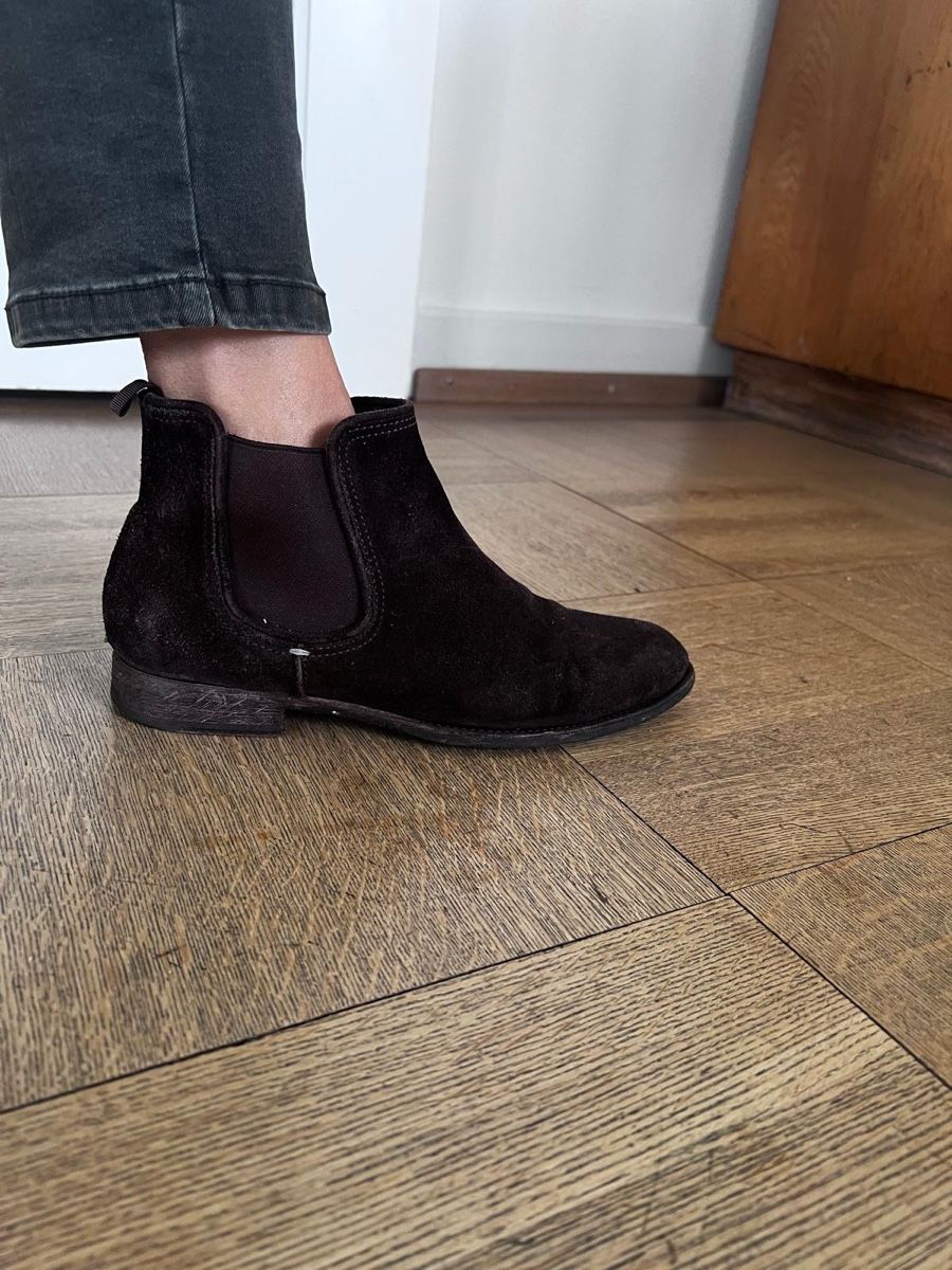 Damenschuhe: Bottine Braun Wildleder 40 n.d.c – Gebraucht aus winterthur von Cw5 4