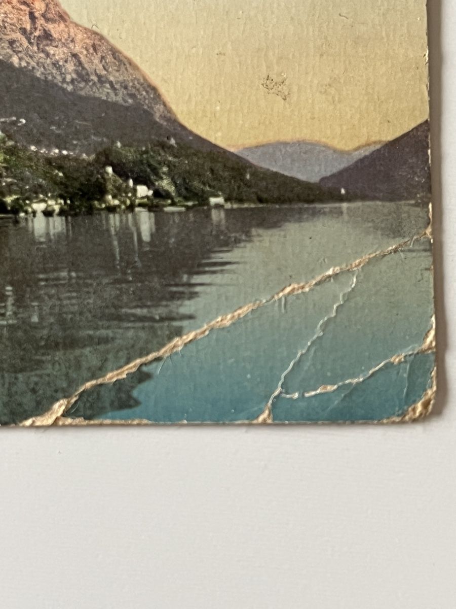 Cartoline postali: 1916 Ansichtskarte Lugano -See- aus dem Bataillon 35 ! – Usato da Uster venduto da Arrayo 5