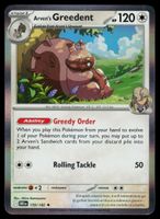 Pokemon Arven's Greedent 159/182