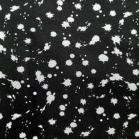 Jersey Klecks schwarz/weiss