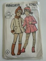 Patron couture Ringier vintage manteau fille t. 3-15 ans