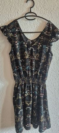 Damen Kleid Blumenmuster Grösse M/L