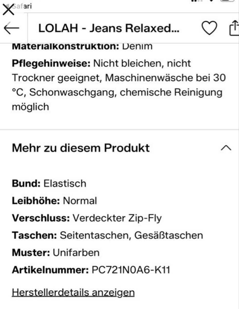 Opus Jeans: Opus Lolah Relaxed fit Grösse 40 – Usato da Oberwil BL venduto da another-day-of-sun 4
