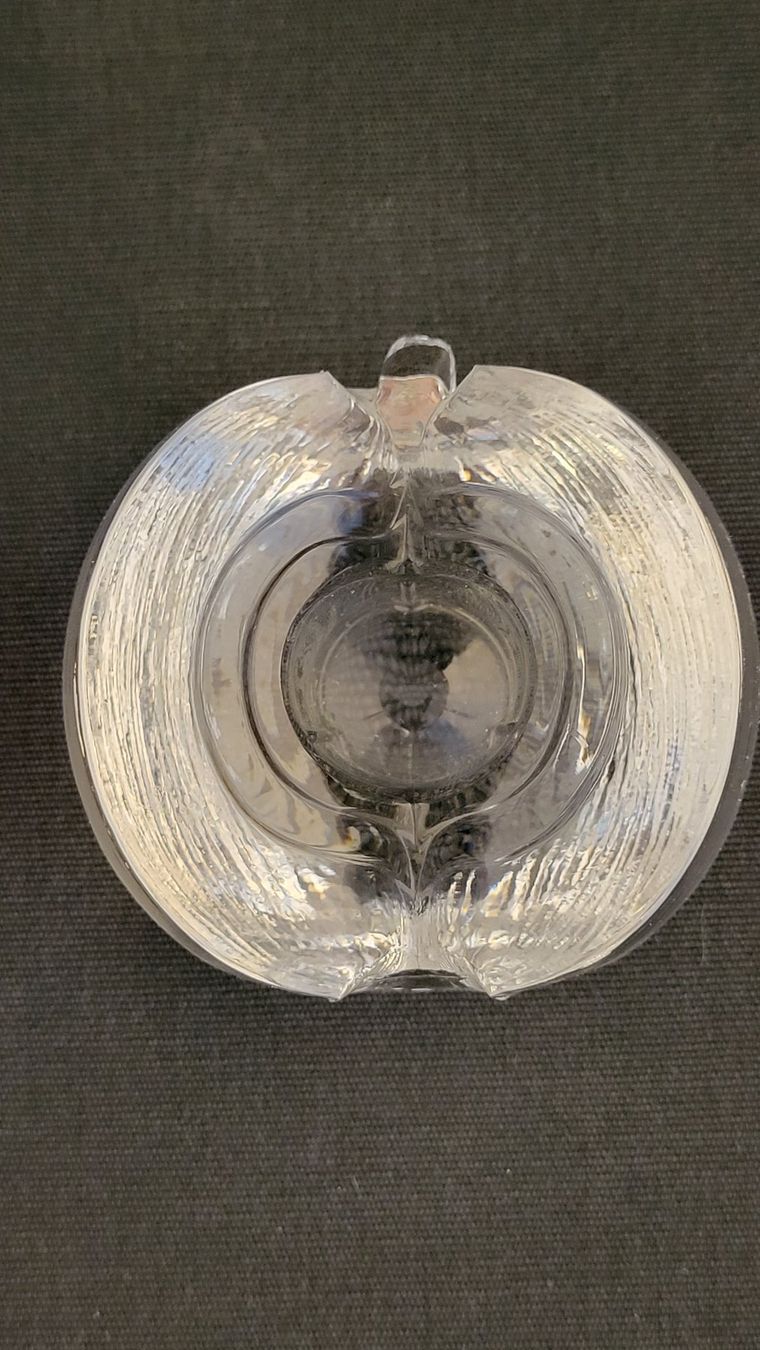 Kerzenständer: Massiver Glas-Kerzenständer – Gebraucht aus Basel von spinne02 1