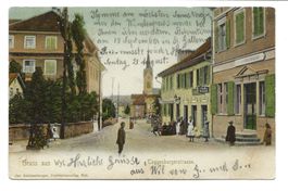 Gruss aus Wil (SG) Toggenburgerstrasse - Sattler - 1904