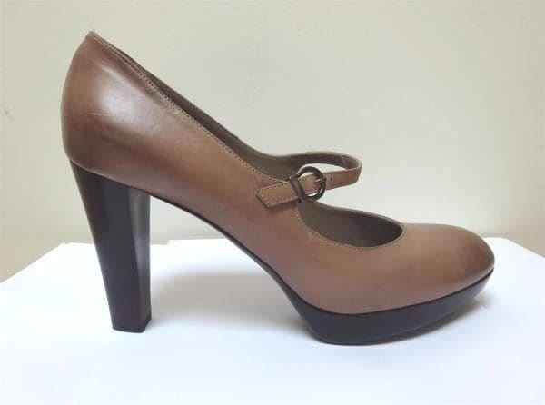 Escarpins Natan T-String Riemchenpumps - Velours Brun - Taille 36 1/2 - Neuf Dans Sa Boîte