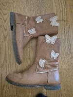 Butterfly boots, size 33, used, girls, leather, fall