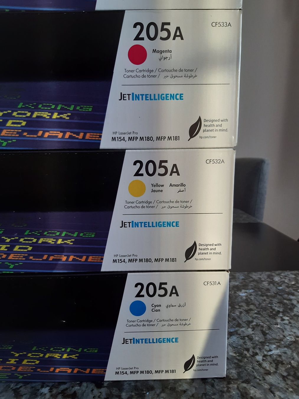 Hewlett Packard Druckerpatronen & Toner: Original HP Toner / 5 Stück – Neu und originalverpackt aus Illnau von Honeyfive 1