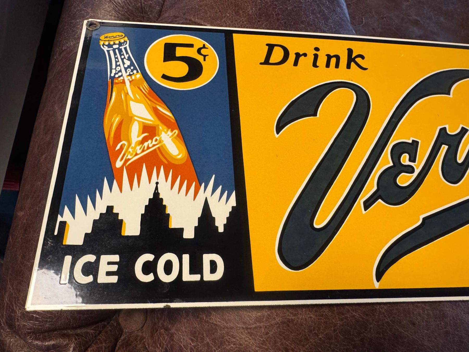 Schilder: ALTES BLECHSCHILD GINGER ALE GETRÄNKE EMAIL SELTEN – Gebraucht aus Balterswil von MR_FEELGOOD 1
