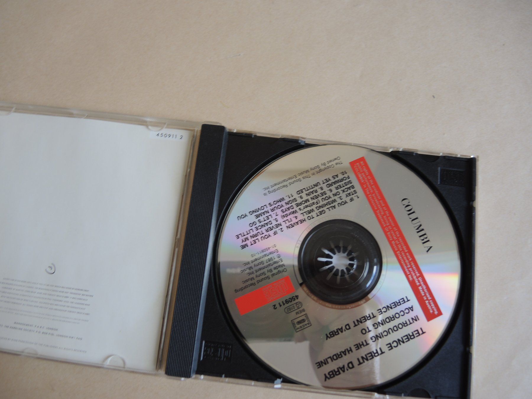 CD: Terence Trent D'Arby - Introducing - CD – Usato da Rorschach venduto da Pop-upBrocki 1