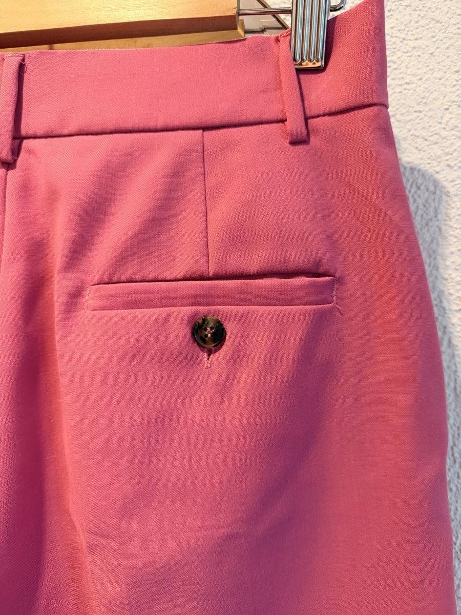 Max Mara Pantaloni: Weekend Max Mara Pink Wool Culottes Size 8 - Perfect for Spr – Nuovo (secondo la descrizione) da Männedorf venduto da iza04 9