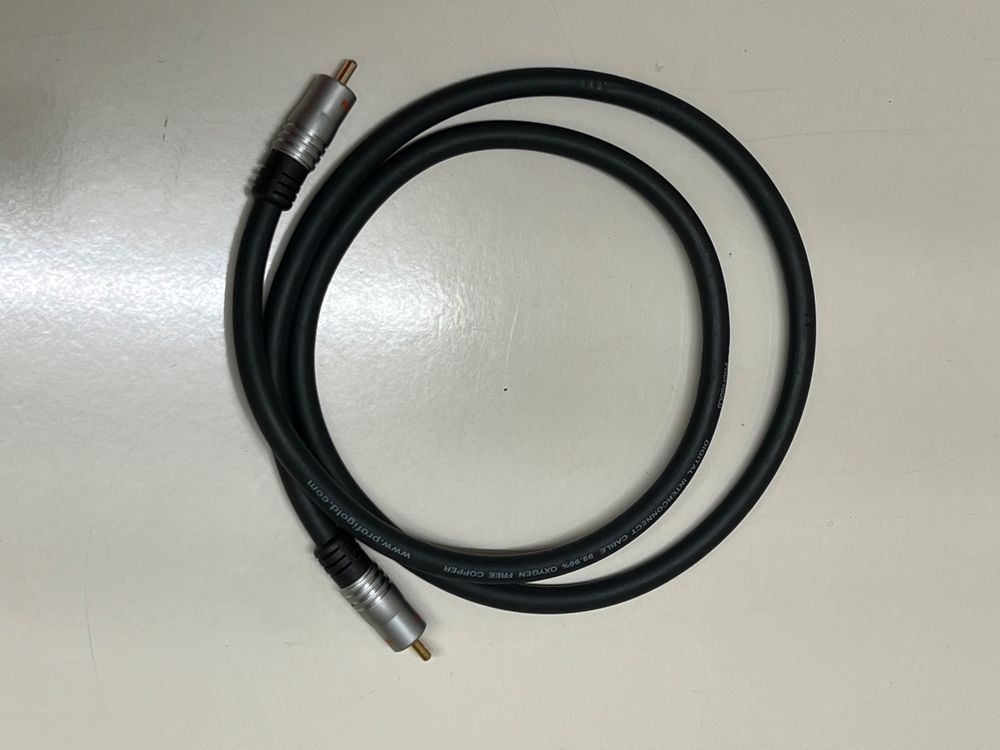 Profigold Coaxial Digital Interconnect cable 1m Kaufen auf Ricardo