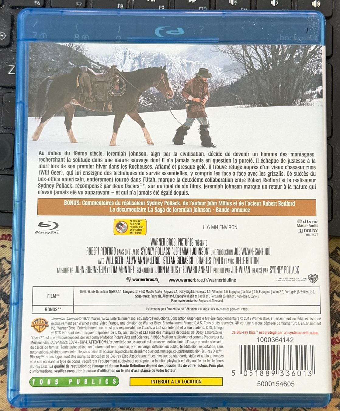 Tutti i DVDs: Blu-ray Jeremiah Johnson (1972) – Usato da Semsales venduto da __Florian__ 2
