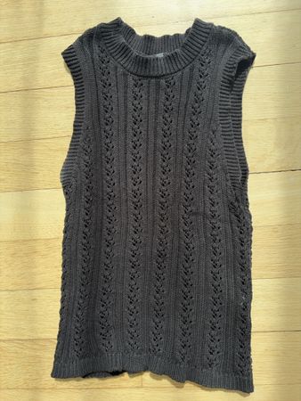 Schwarzes Top von Chicorée, Grösse XS